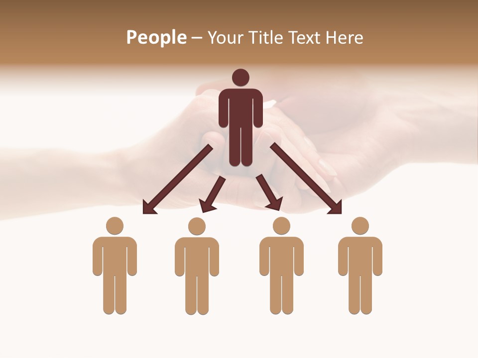 Teamwork Female Love PowerPoint Template