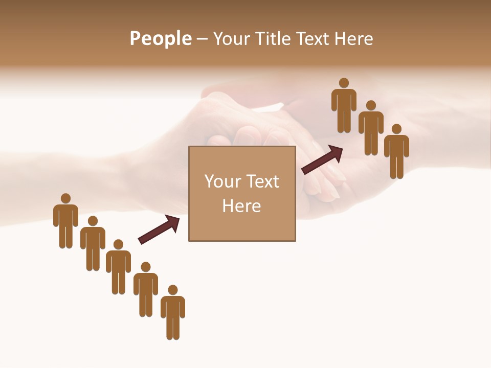 Teamwork Female Love PowerPoint Template