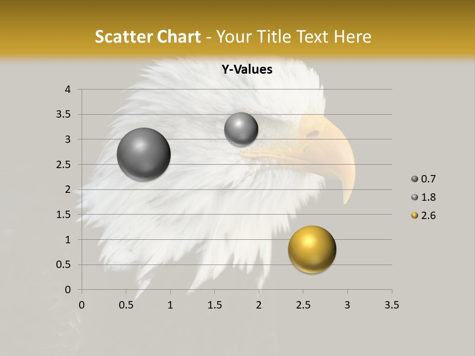 Head Haliaeetus American PowerPoint Template