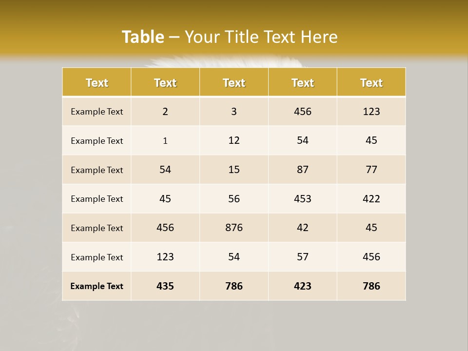 Head Haliaeetus American PowerPoint Template