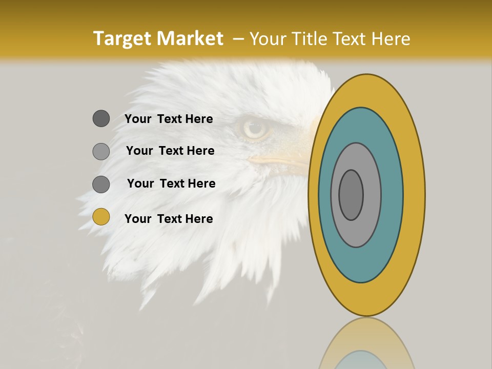 Head Haliaeetus American PowerPoint Template