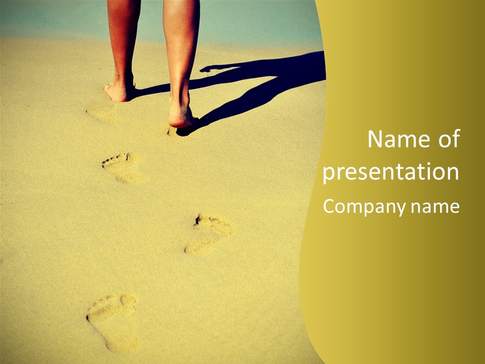 Sea Shore Photography PowerPoint Template