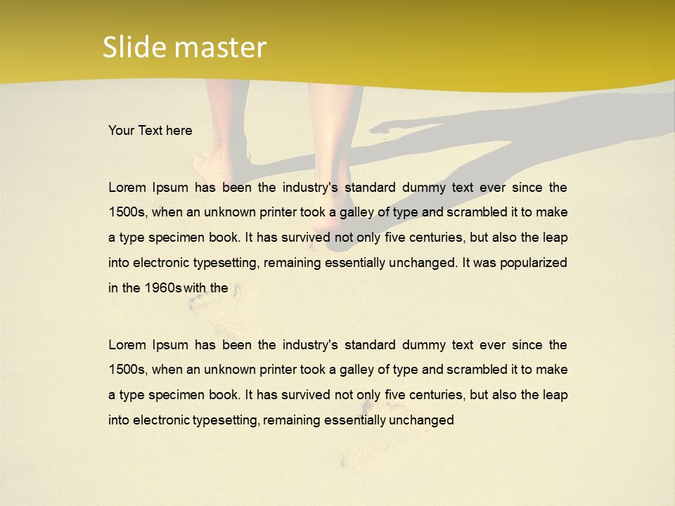 Sea Shore Photography PowerPoint Template