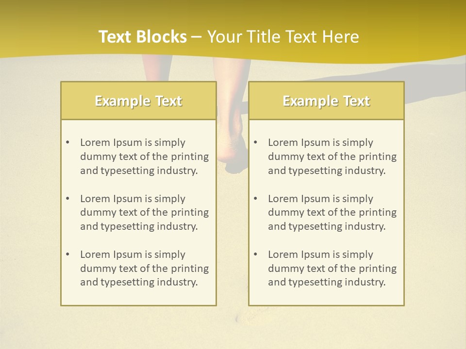 Sea Shore Photography PowerPoint Template