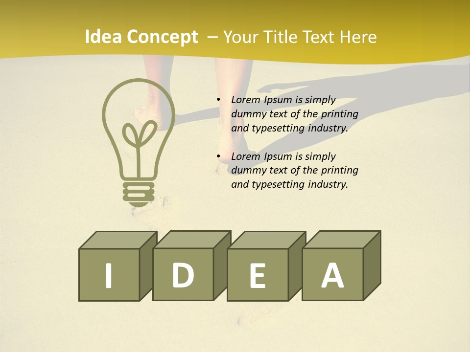 Sea Shore Photography PowerPoint Template