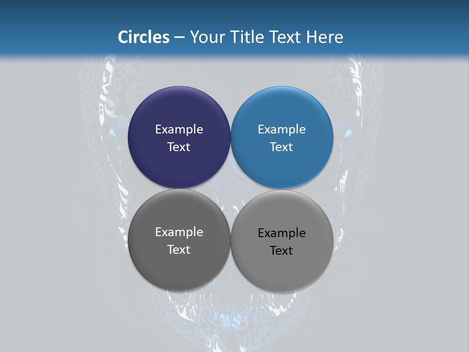 Blue Arrival Creature PowerPoint Template