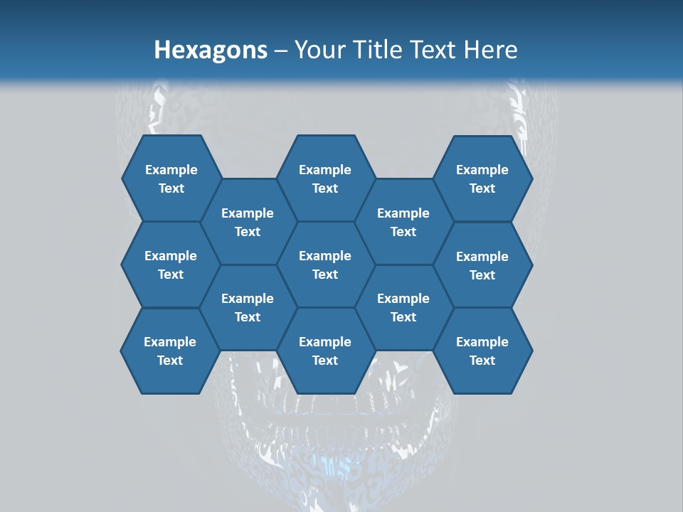 Blue Arrival Creature PowerPoint Template