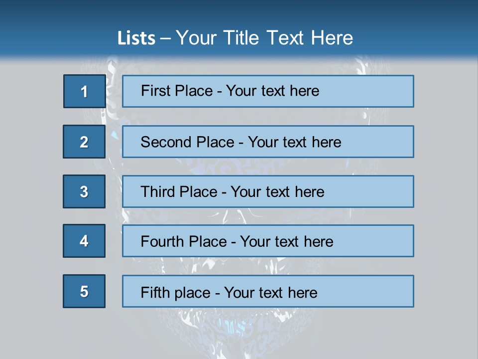 Blue Arrival Creature PowerPoint Template