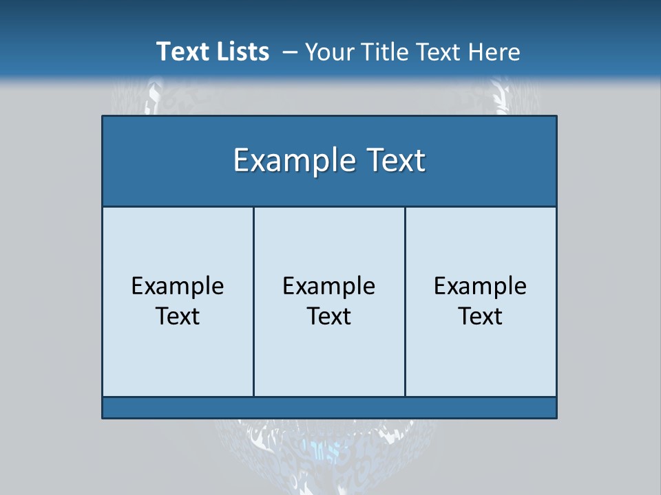 Blue Arrival Creature PowerPoint Template