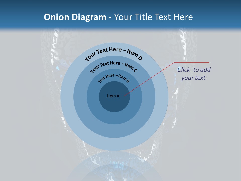 Blue Arrival Creature PowerPoint Template