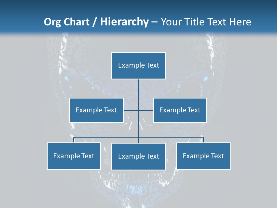 Blue Arrival Creature PowerPoint Template