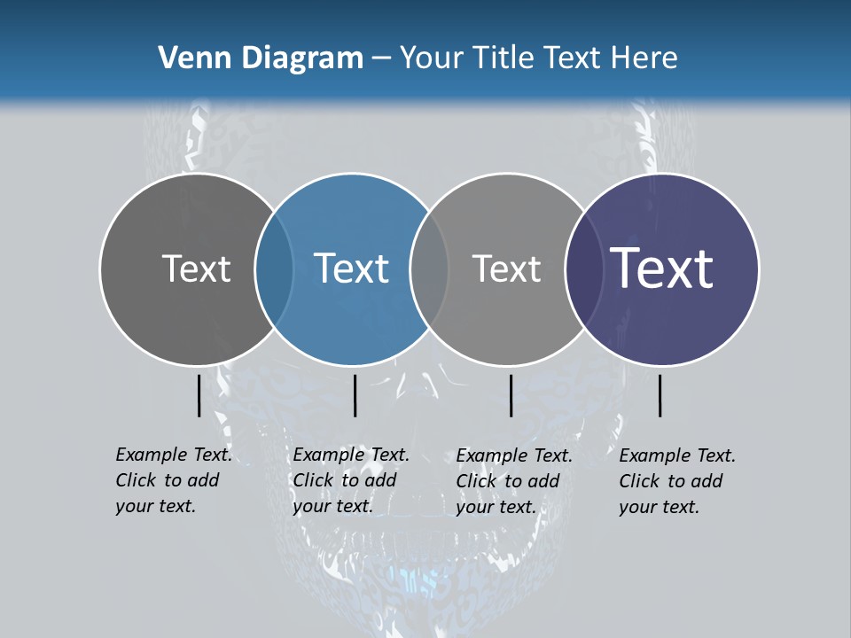 Blue Arrival Creature PowerPoint Template