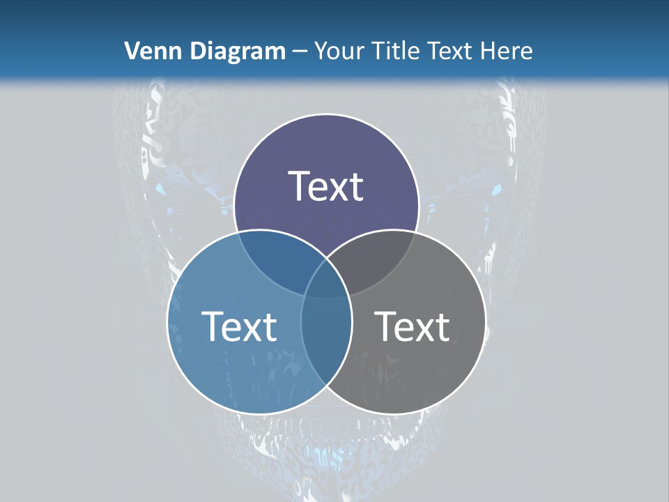 Blue Arrival Creature PowerPoint Template