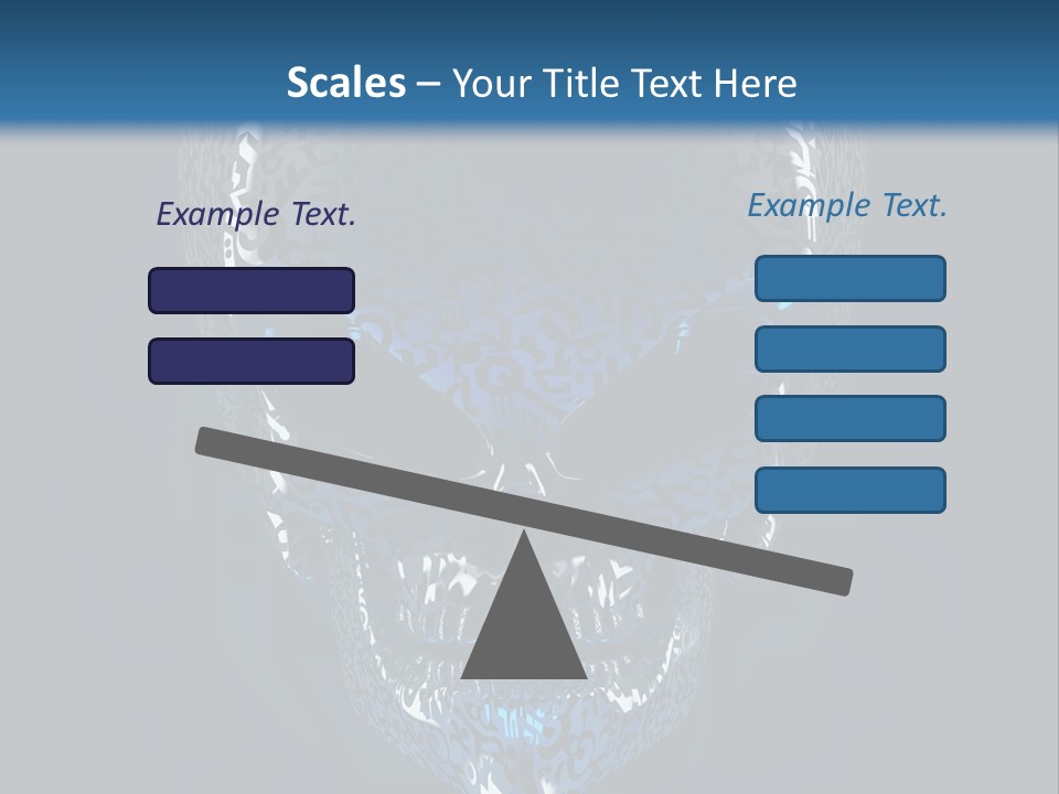 Blue Arrival Creature PowerPoint Template