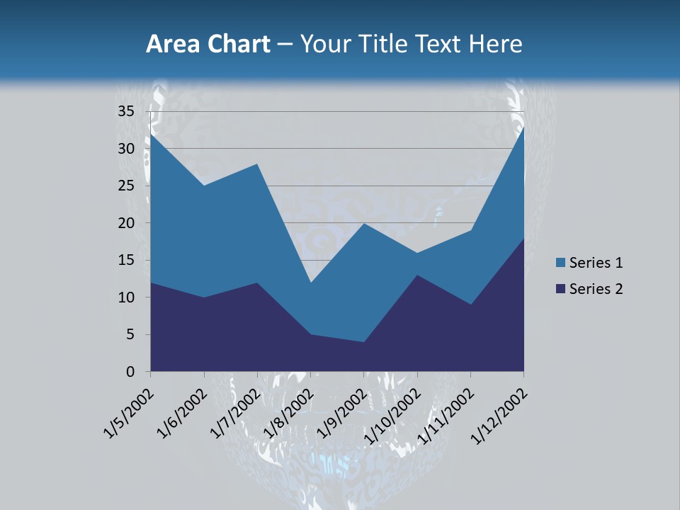 Blue Arrival Creature PowerPoint Template