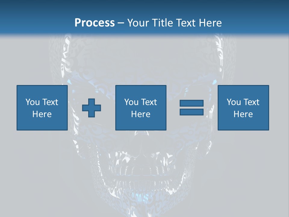 Blue Arrival Creature PowerPoint Template