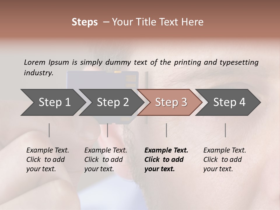 Changing Memory Chip Digital PowerPoint Template