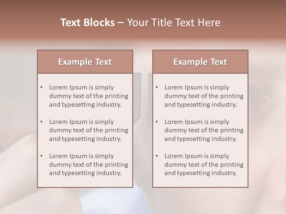 Changing Memory Chip Digital PowerPoint Template