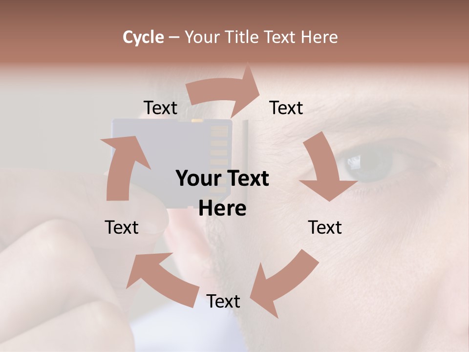 Changing Memory Chip Digital PowerPoint Template