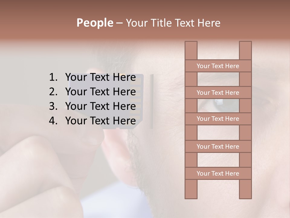 Changing Memory Chip Digital PowerPoint Template