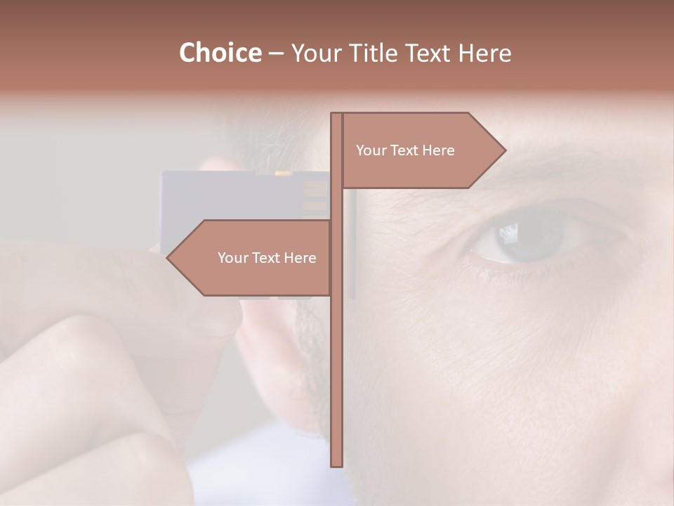 Changing Memory Chip Digital PowerPoint Template