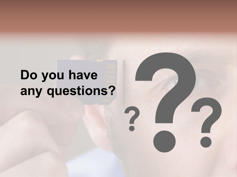 Changing Memory Chip Digital PowerPoint Template