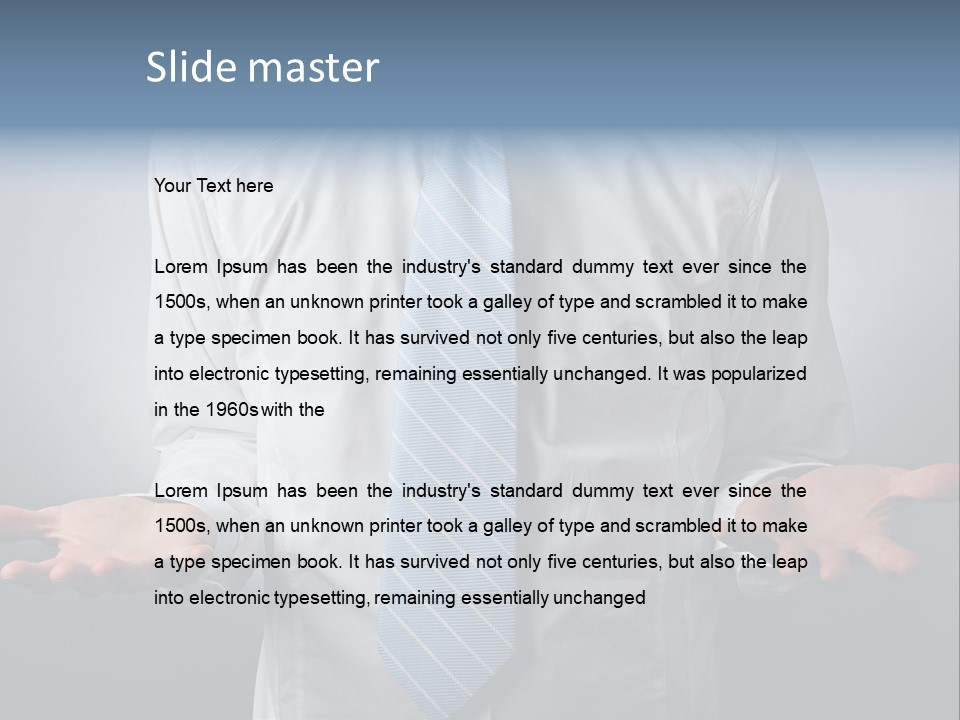 Mistake Portrait Male PowerPoint Template