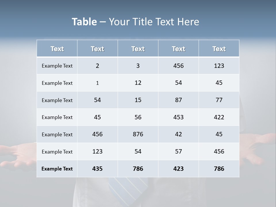Mistake Portrait Male PowerPoint Template