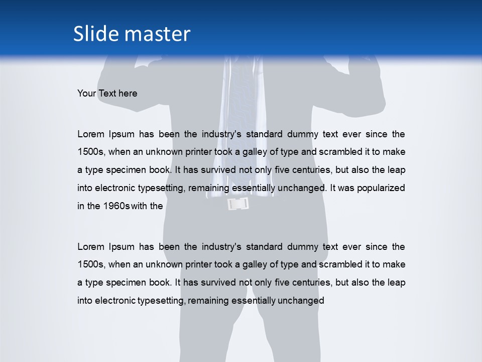 Executive Message Modern PowerPoint Template