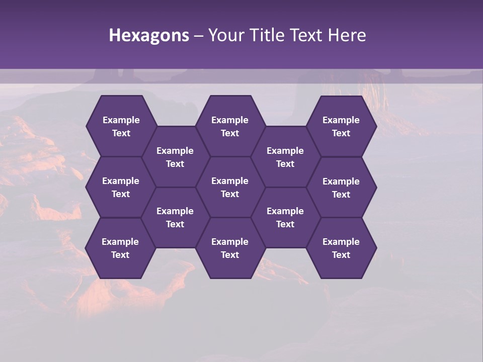 Rocks National Parks Red PowerPoint Template