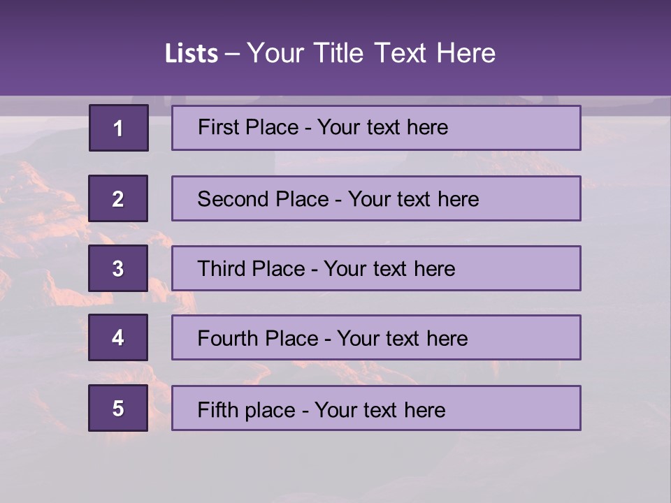 Rocks National Parks Red PowerPoint Template