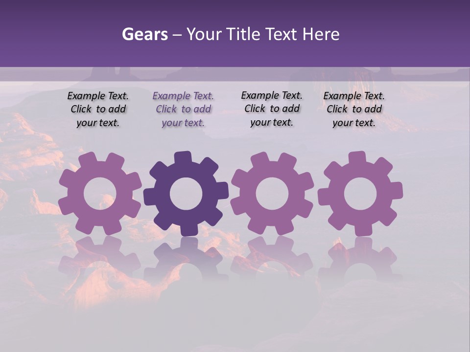 Rocks National Parks Red PowerPoint Template