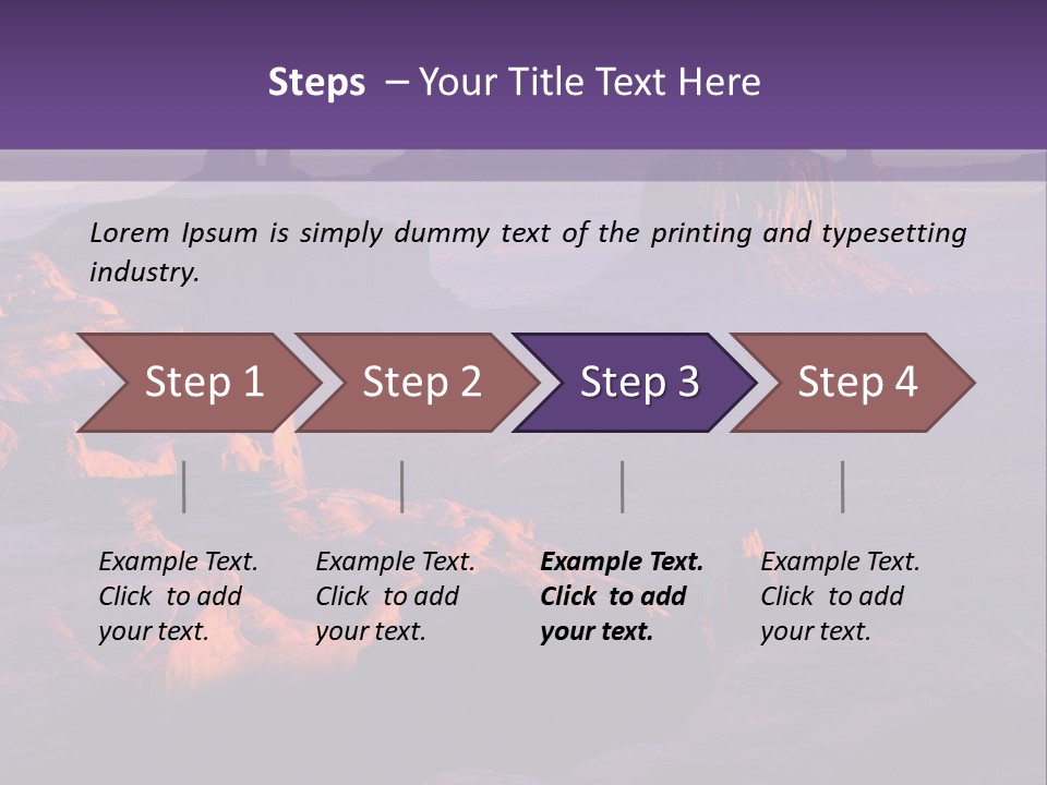 Rocks National Parks Red PowerPoint Template