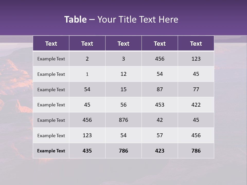 Rocks National Parks Red PowerPoint Template