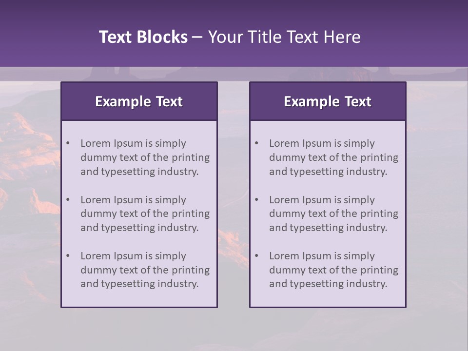 Rocks National Parks Red PowerPoint Template