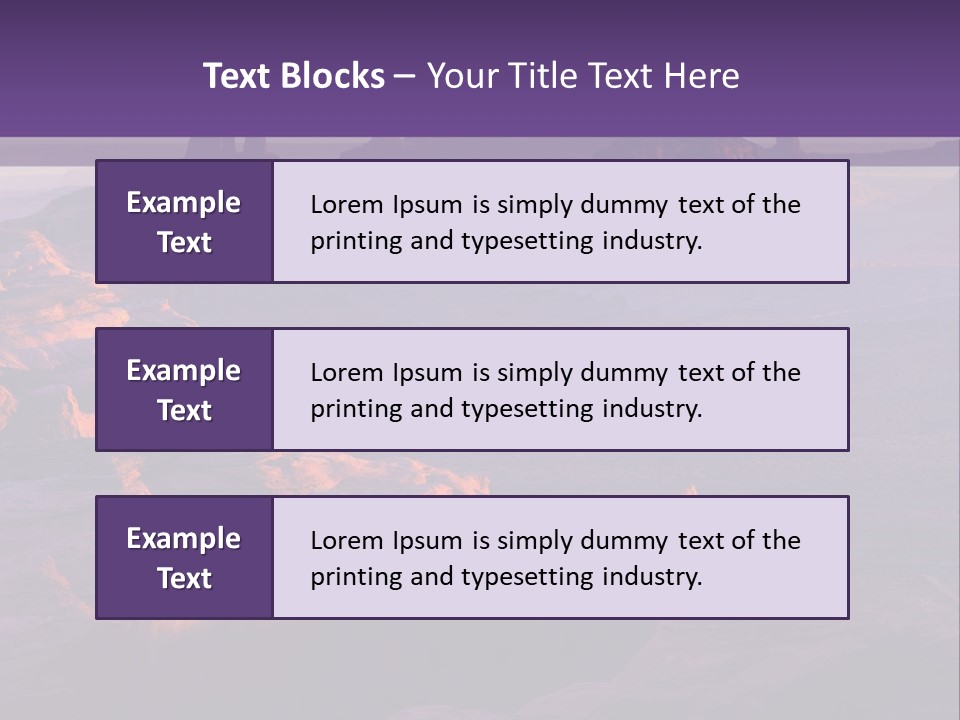 Rocks National Parks Red PowerPoint Template