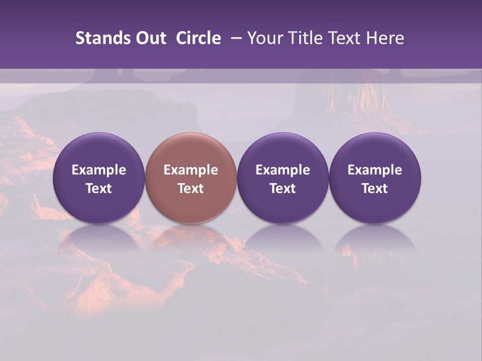 Rocks National Parks Red PowerPoint Template