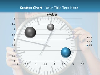 Circle Minute Hand PowerPoint Template