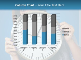 Circle Minute Hand PowerPoint Template