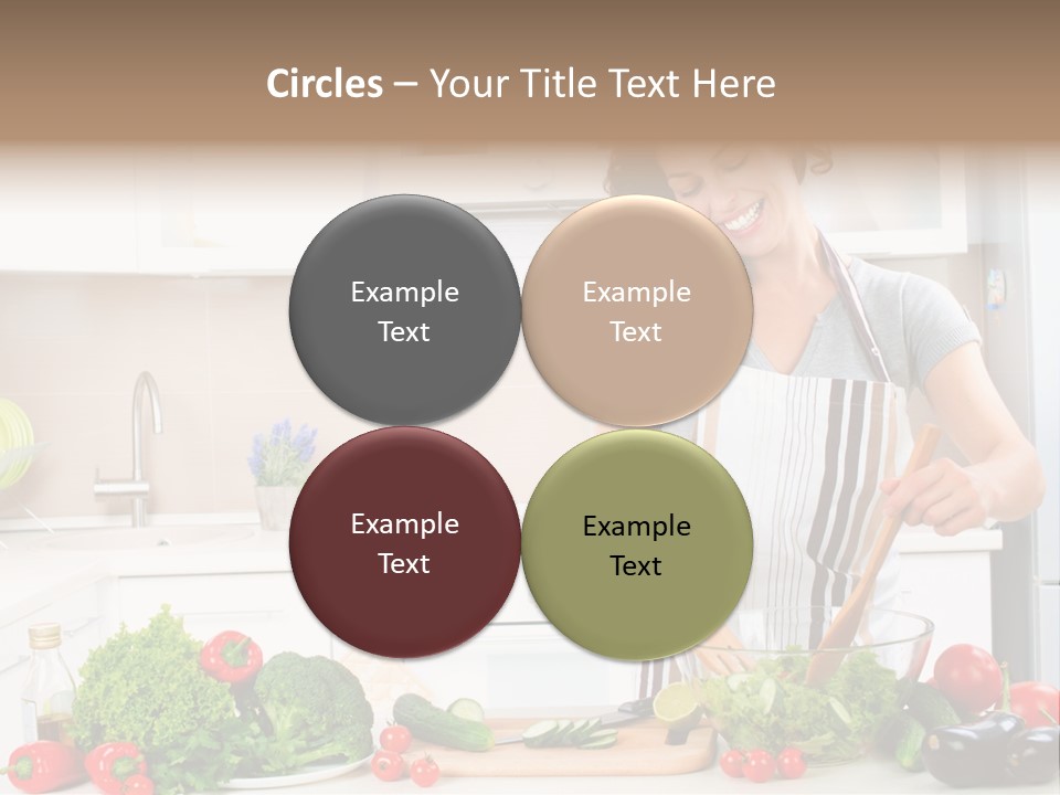 Weight Smile Model PowerPoint Template