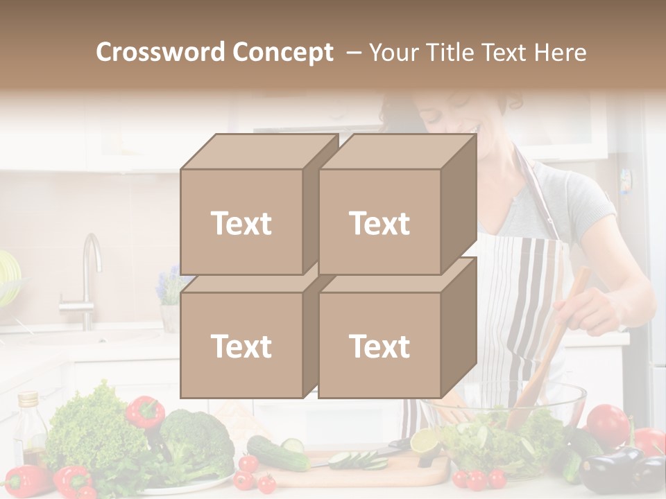 Weight Smile Model PowerPoint Template