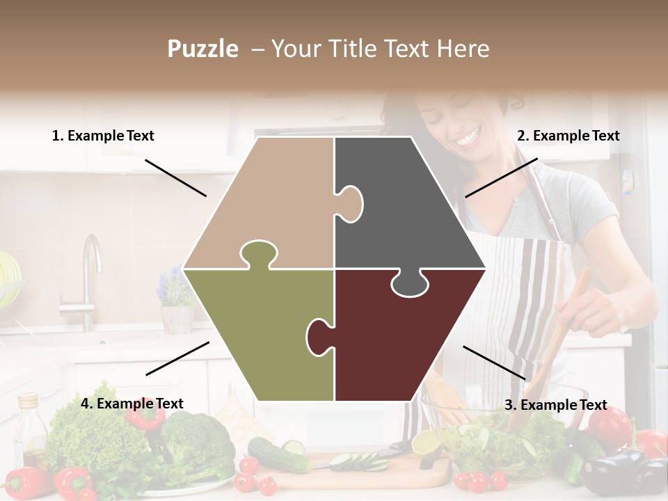 Weight Smile Model PowerPoint Template