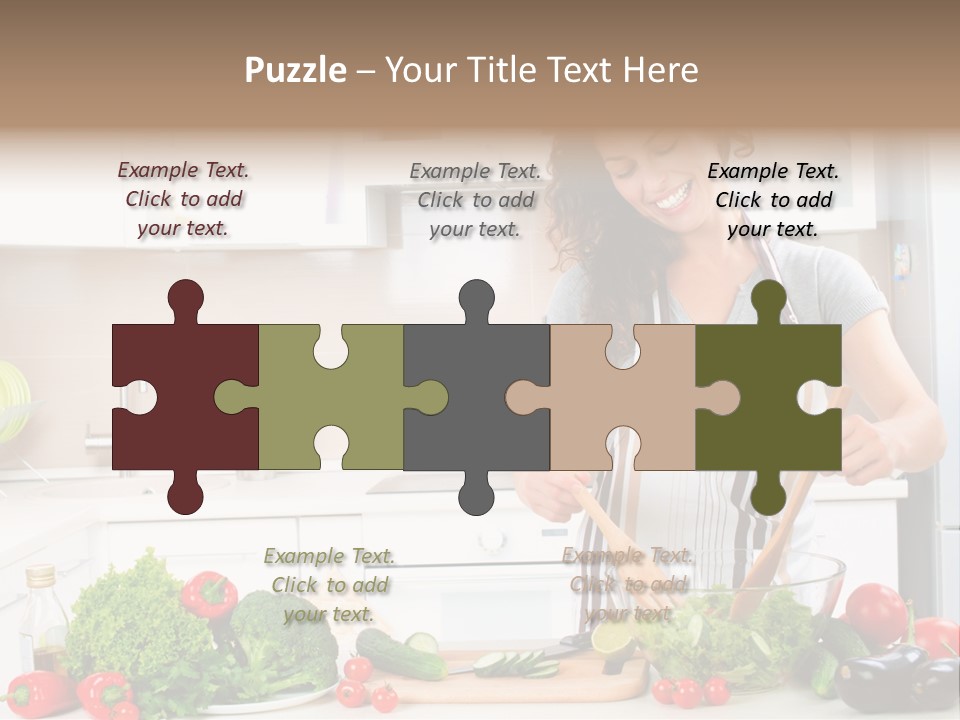 Weight Smile Model PowerPoint Template