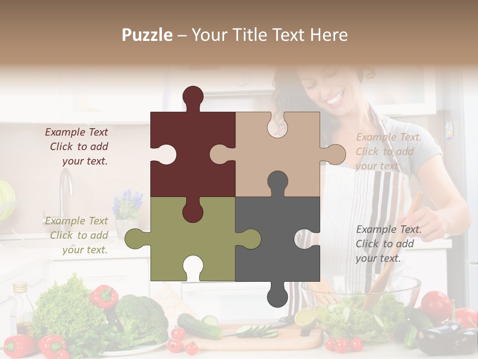 Weight Smile Model PowerPoint Template