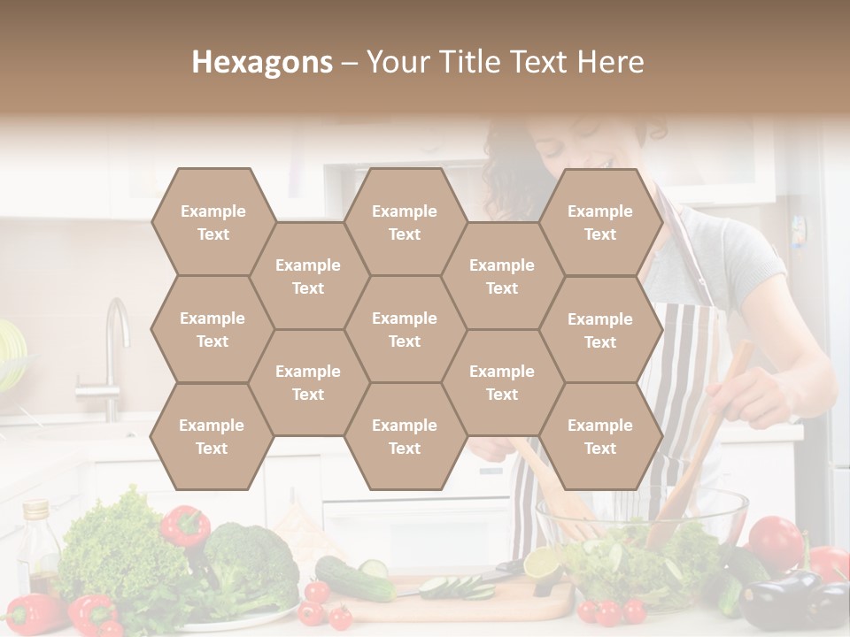Weight Smile Model PowerPoint Template