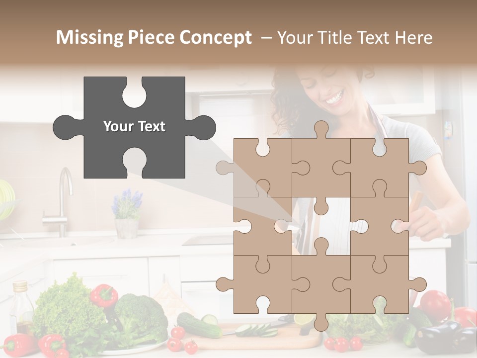 Weight Smile Model PowerPoint Template