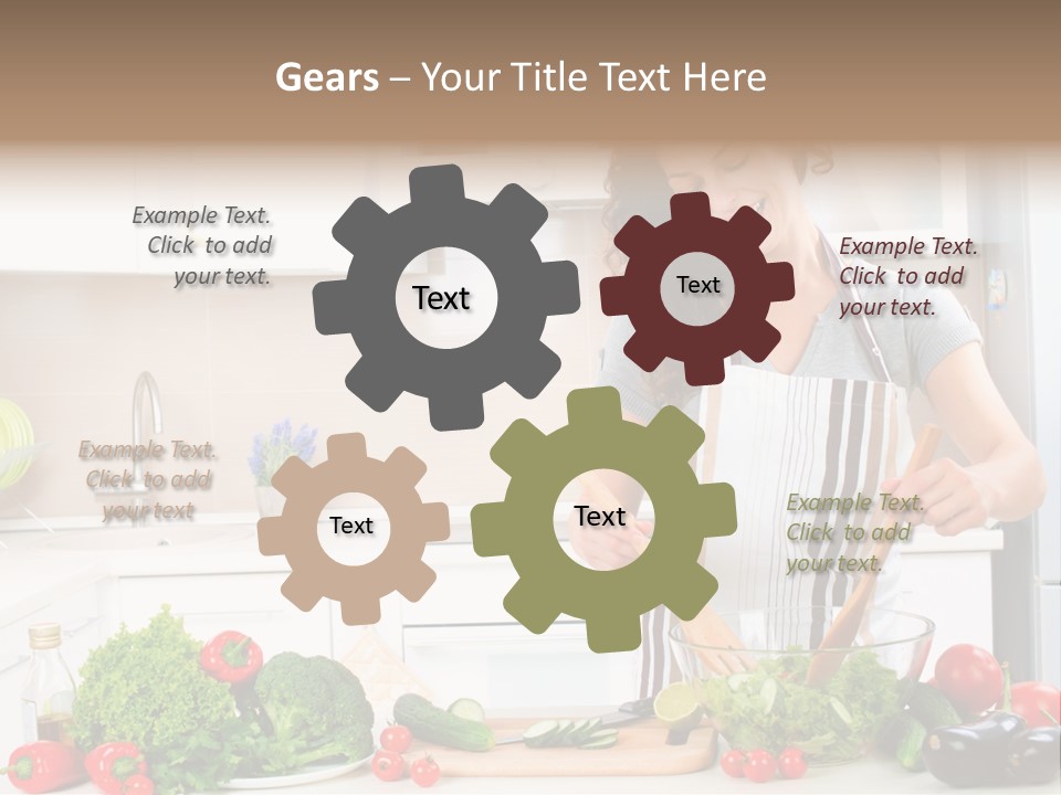 Weight Smile Model PowerPoint Template