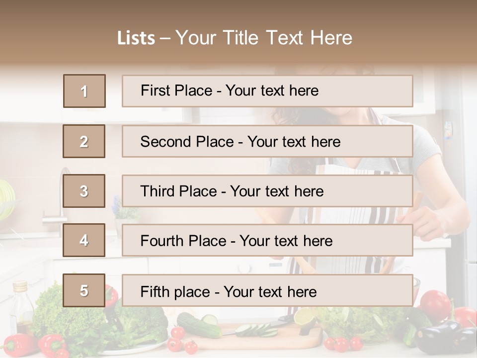 Weight Smile Model PowerPoint Template