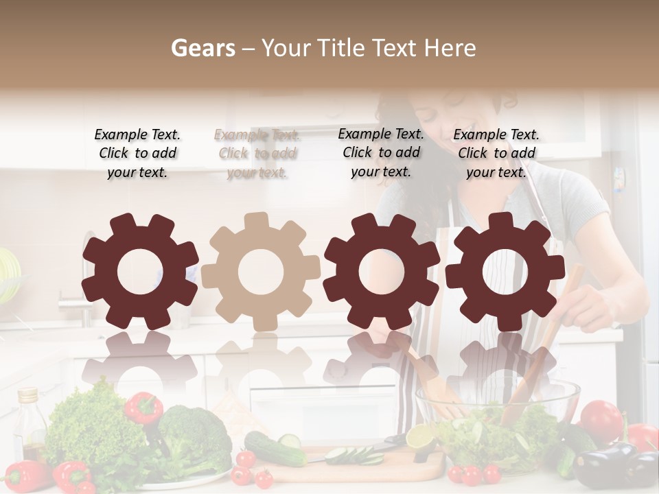 Weight Smile Model PowerPoint Template