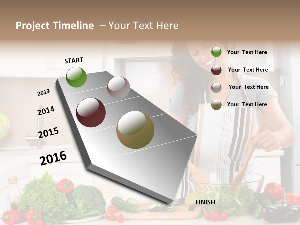 Weight Smile Model PowerPoint Template